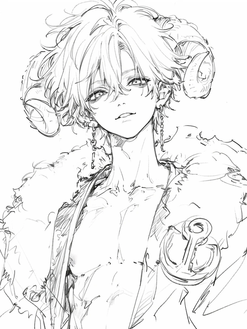 vẽ nam anime biểu cảm