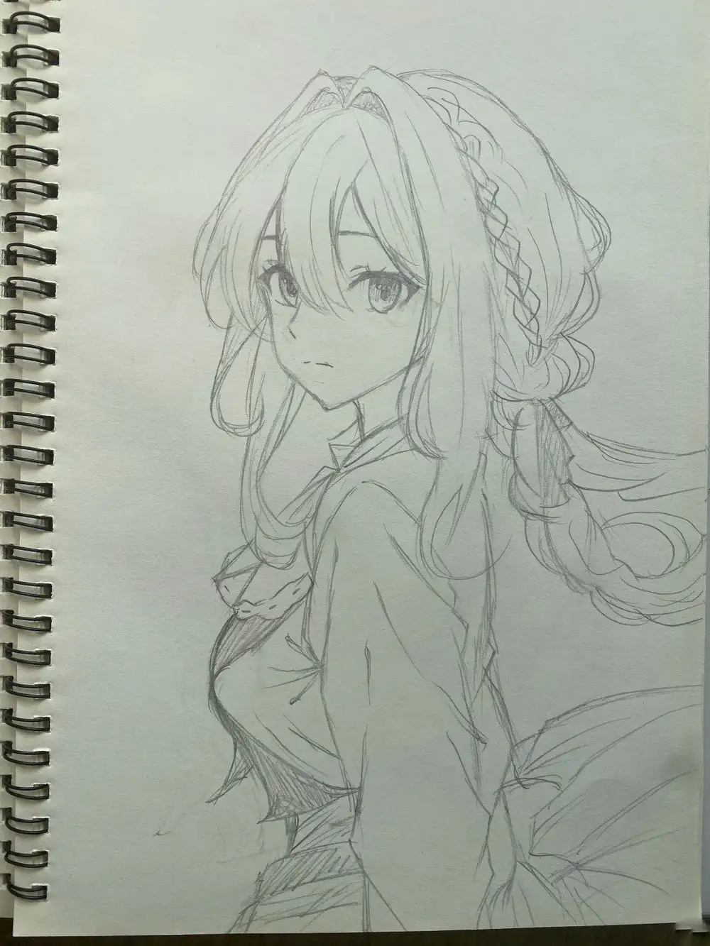 vẽ tranh anime bằng bút chì