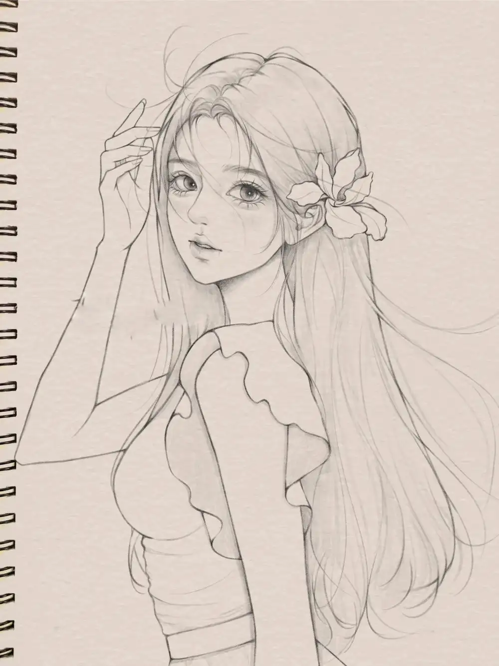 vẽ tranh anime đơn giản