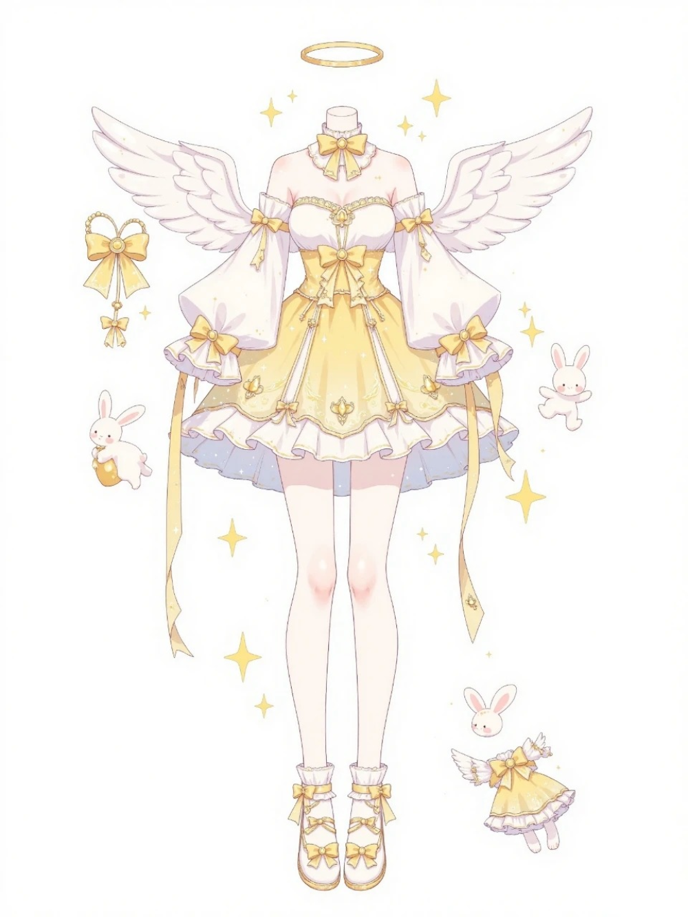 vẽ váy cổ trang anime theo phong cách cổ điển