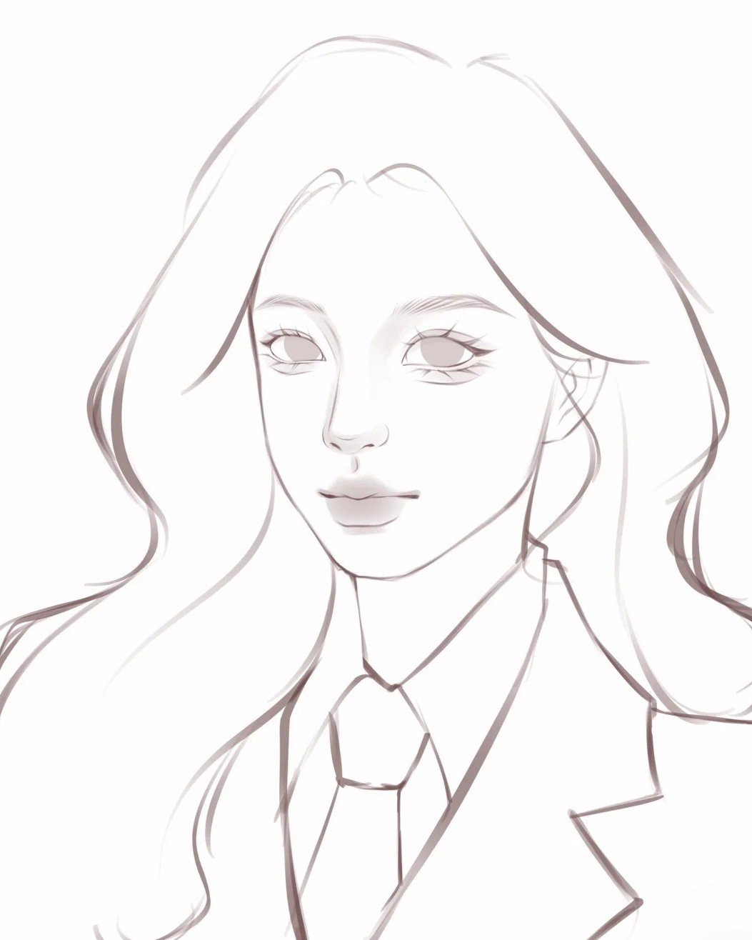 ý tưởng vẽ tóc mái anime nữ phong cách học đường