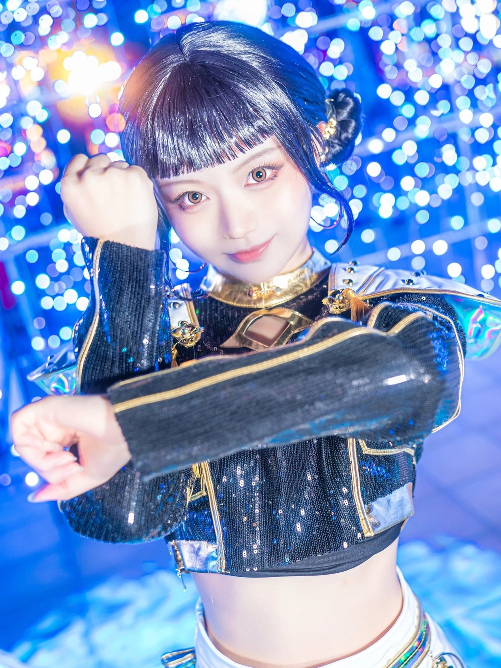 zoey cosplay tạo dáng