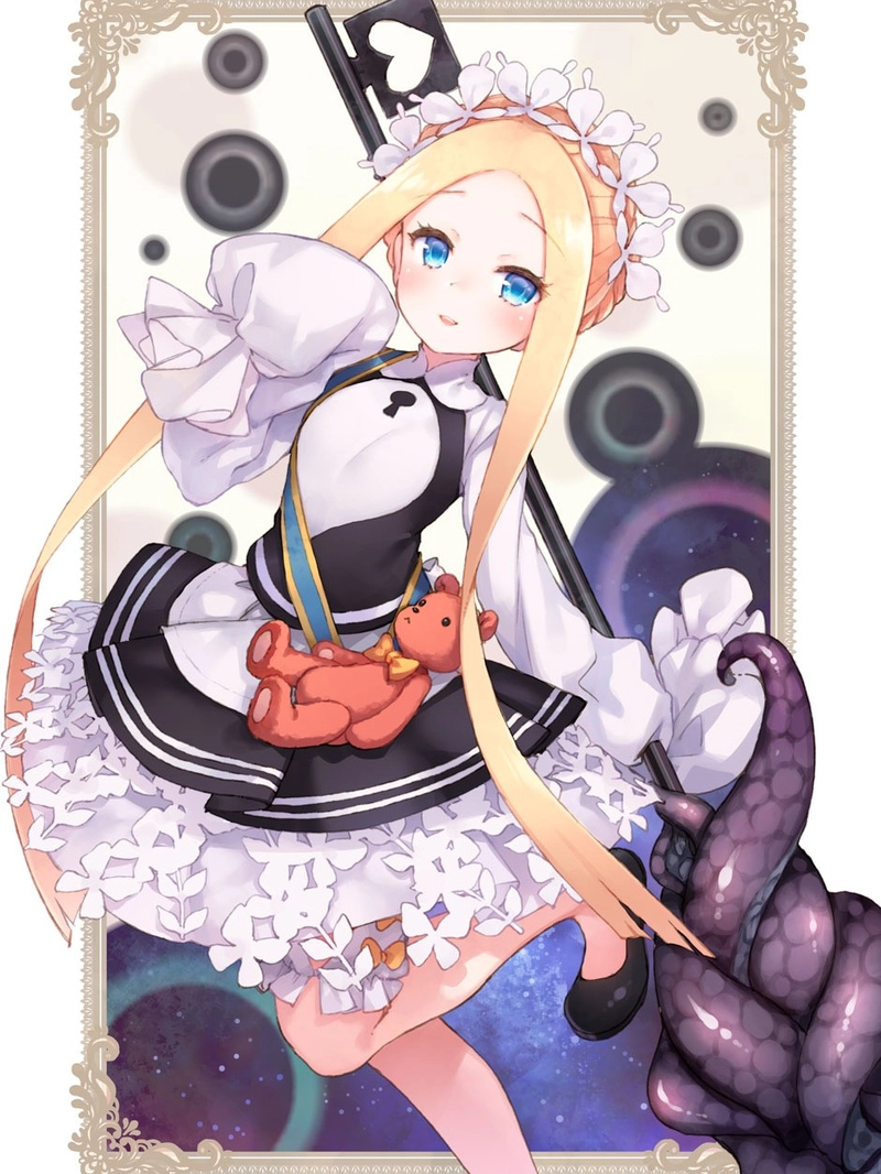 Ảnh nhân vật anime cô gái tóc vàng trang phục hầu gái