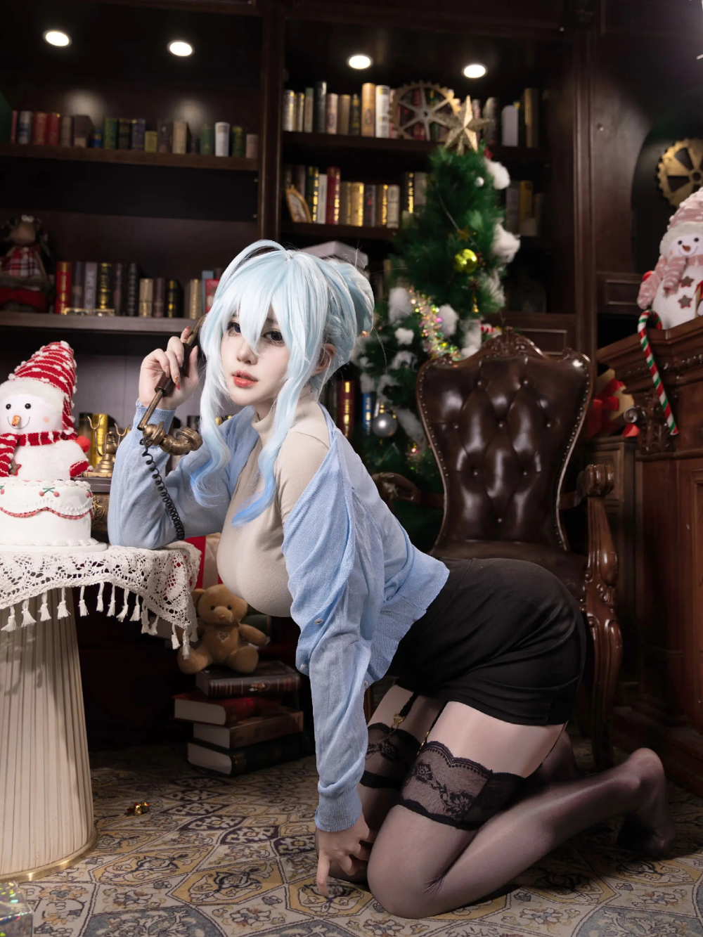 ảnh cosplay Mifuyu Yukino bản mới