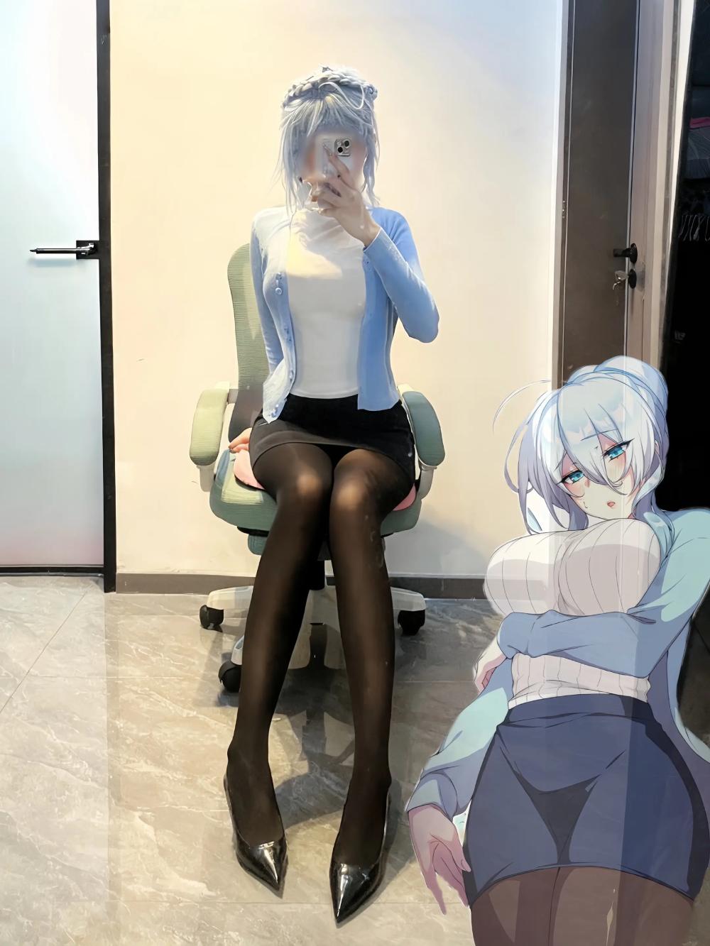 ảnh cosplay Mifuyu Yukino chất lượng cao
