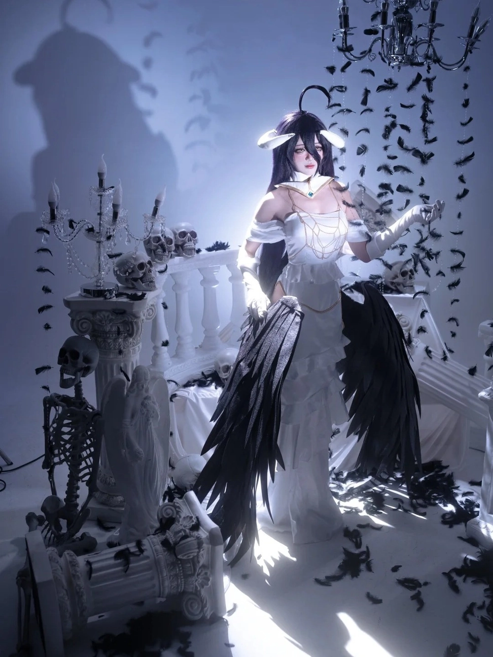 ảnh cosplay albedo phong cách nhật bản