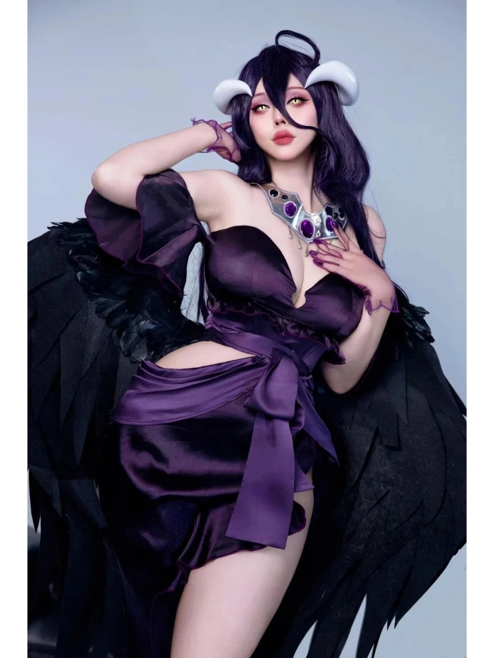 ảnh cosplay albedo tạo hình đẹp