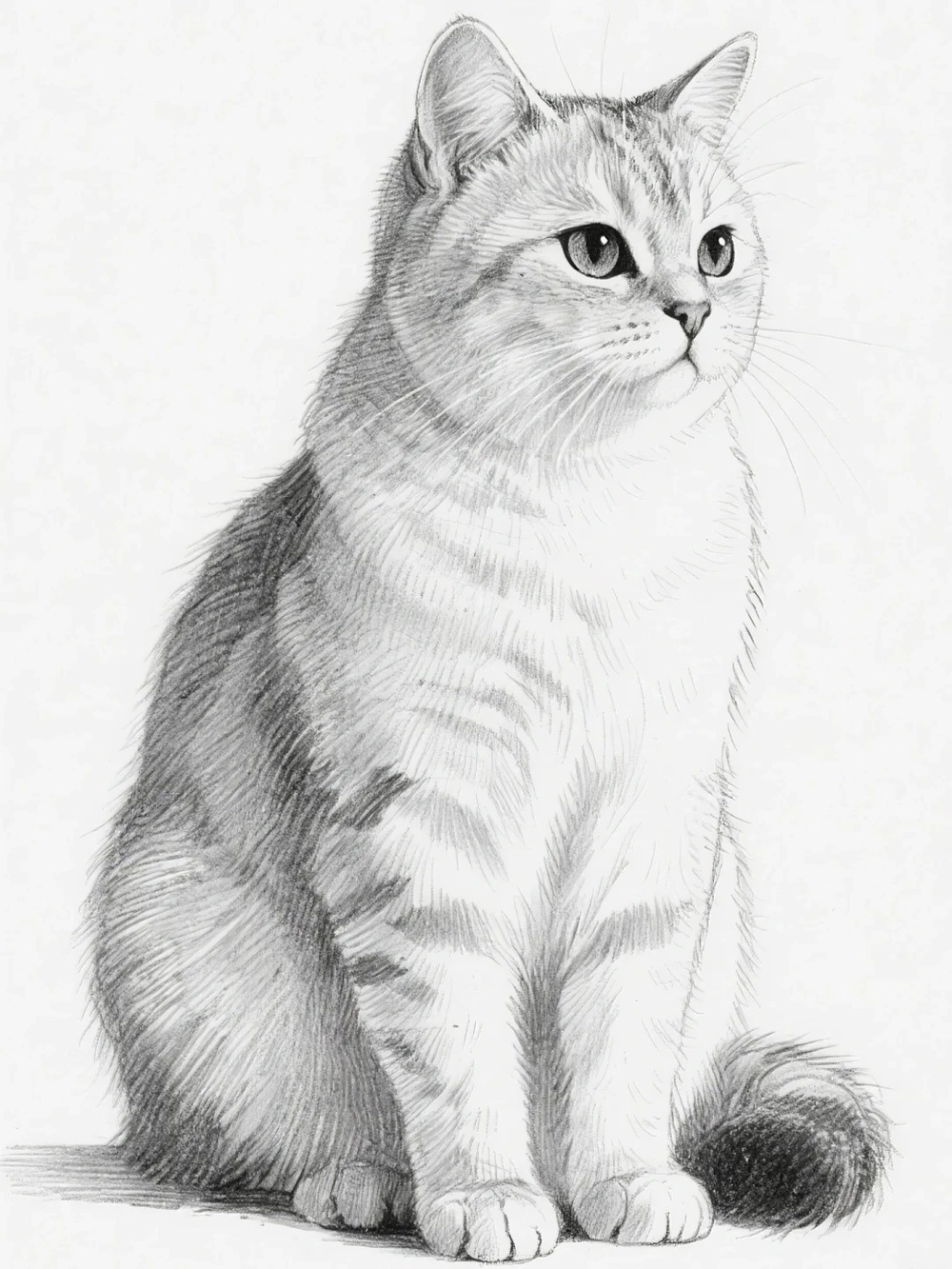 ảnh dễ thương vẽ mèo anime phong cách chibi