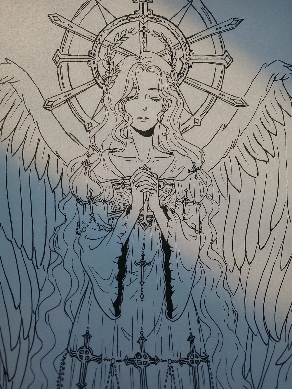 ảnh thiên thần sa ngã anime buồn đẹp