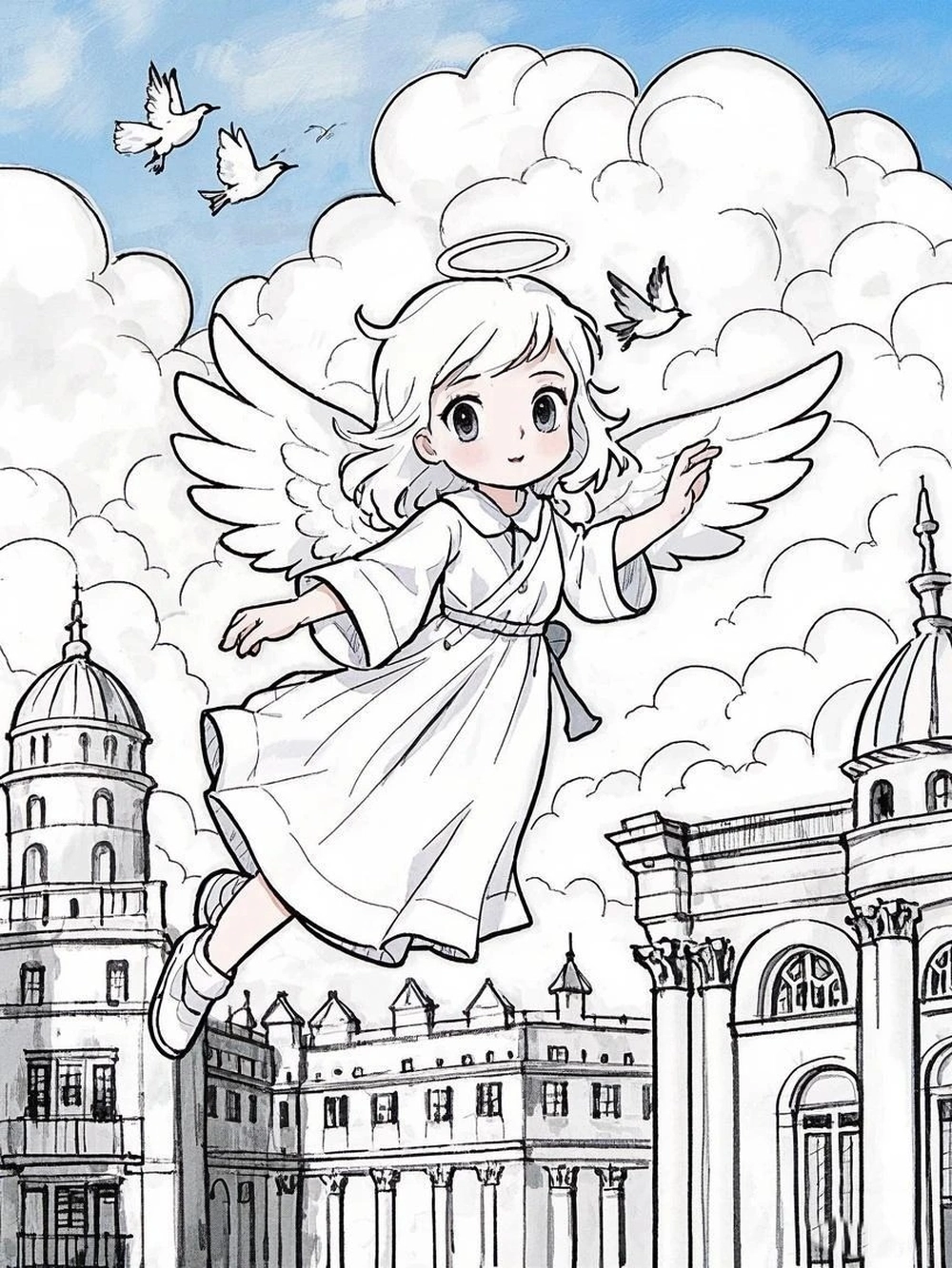 ảnh thiên thần sa ngã anime phong cách dark