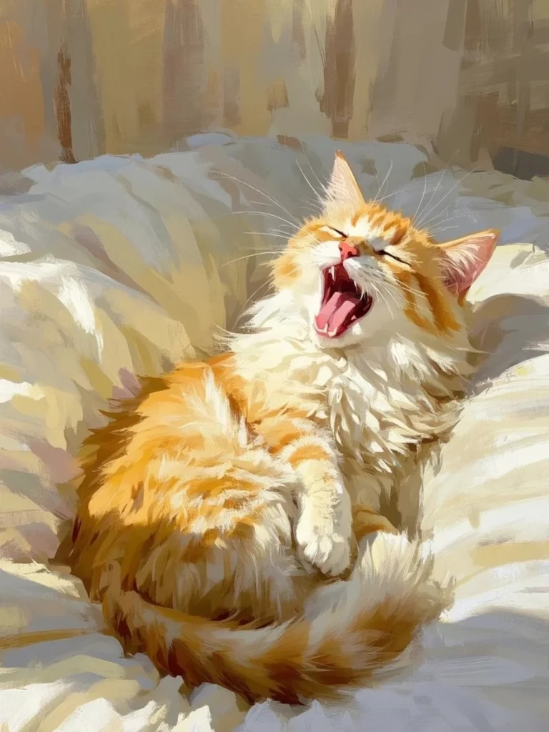 ảnh vẽ anime mèo chibi dễ thương