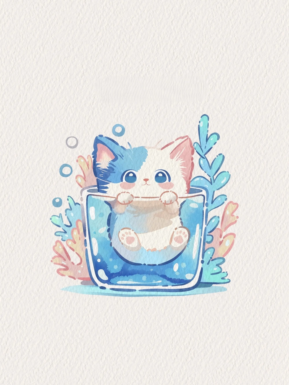 ảnh vẽ anime mèo hoạt hình