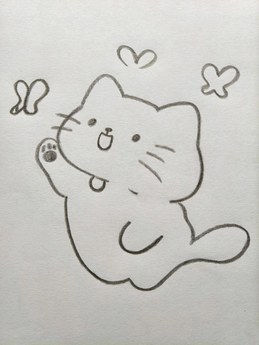 ảnh vẽ anime mèo phong cách dễ thương