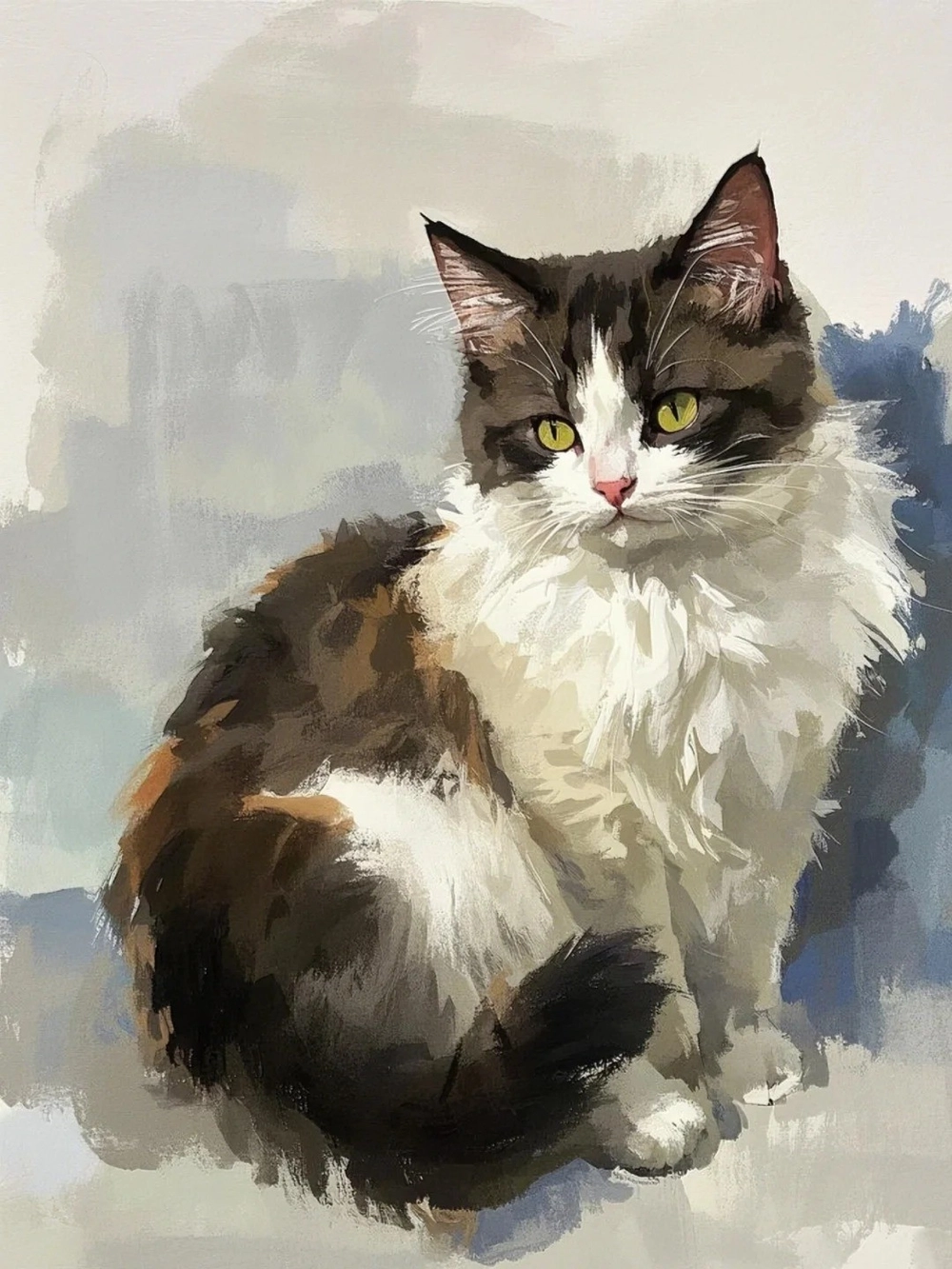 cách vẽ mèo anime từng bước