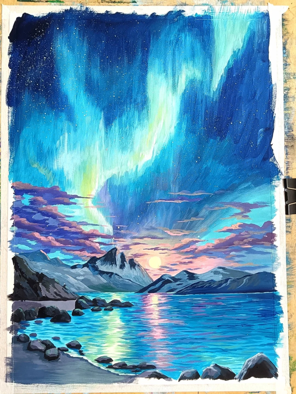 cách vẽ tranh phong cảnh anime cho người mới