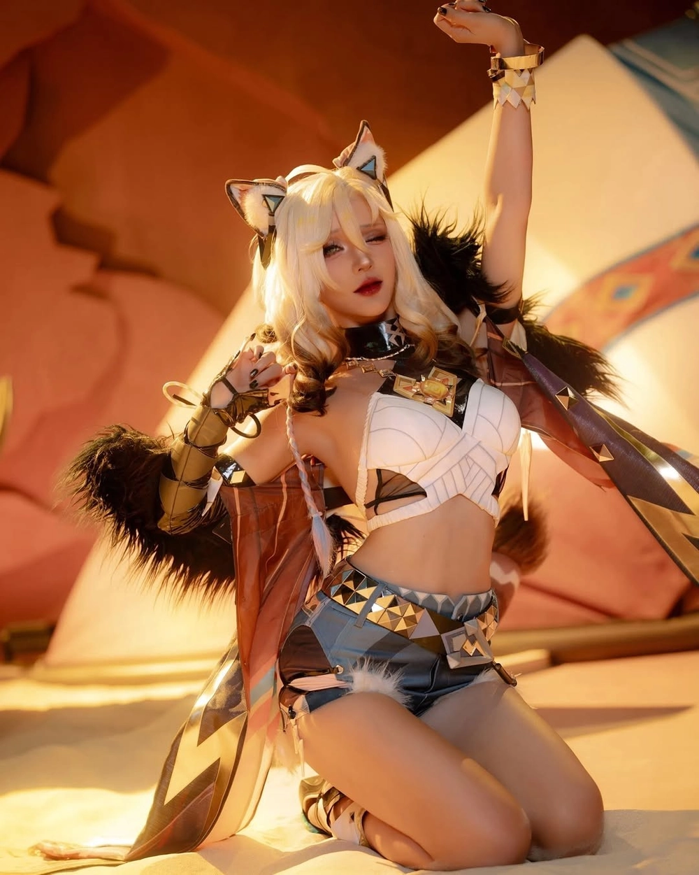 genshin xilonen cosplay phong cách mới