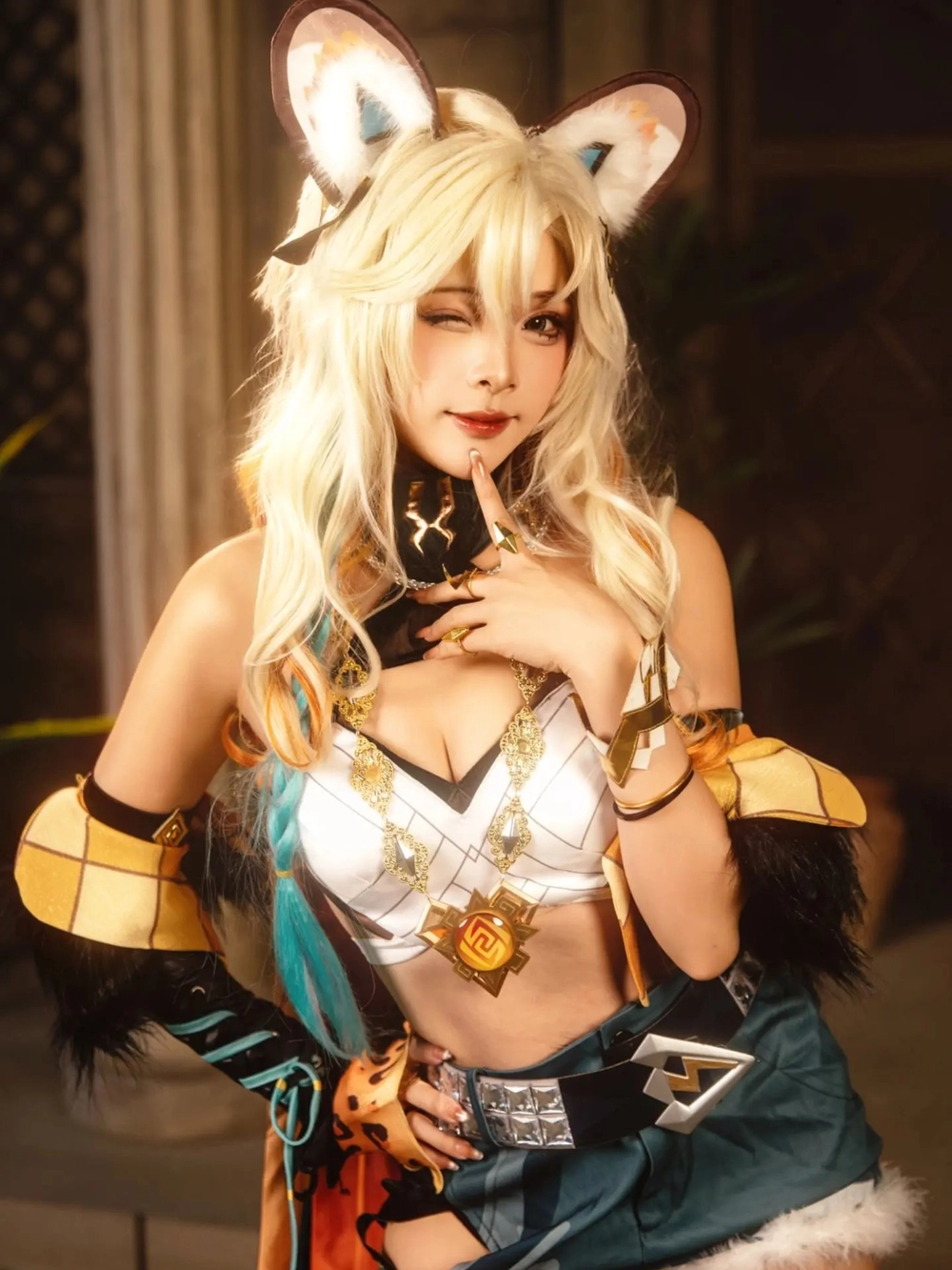 genshin xilonen cosplay tạo hình mới