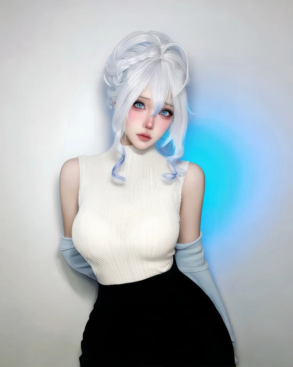 hình ảnh cosplay Mifuyu Yukino bản mới