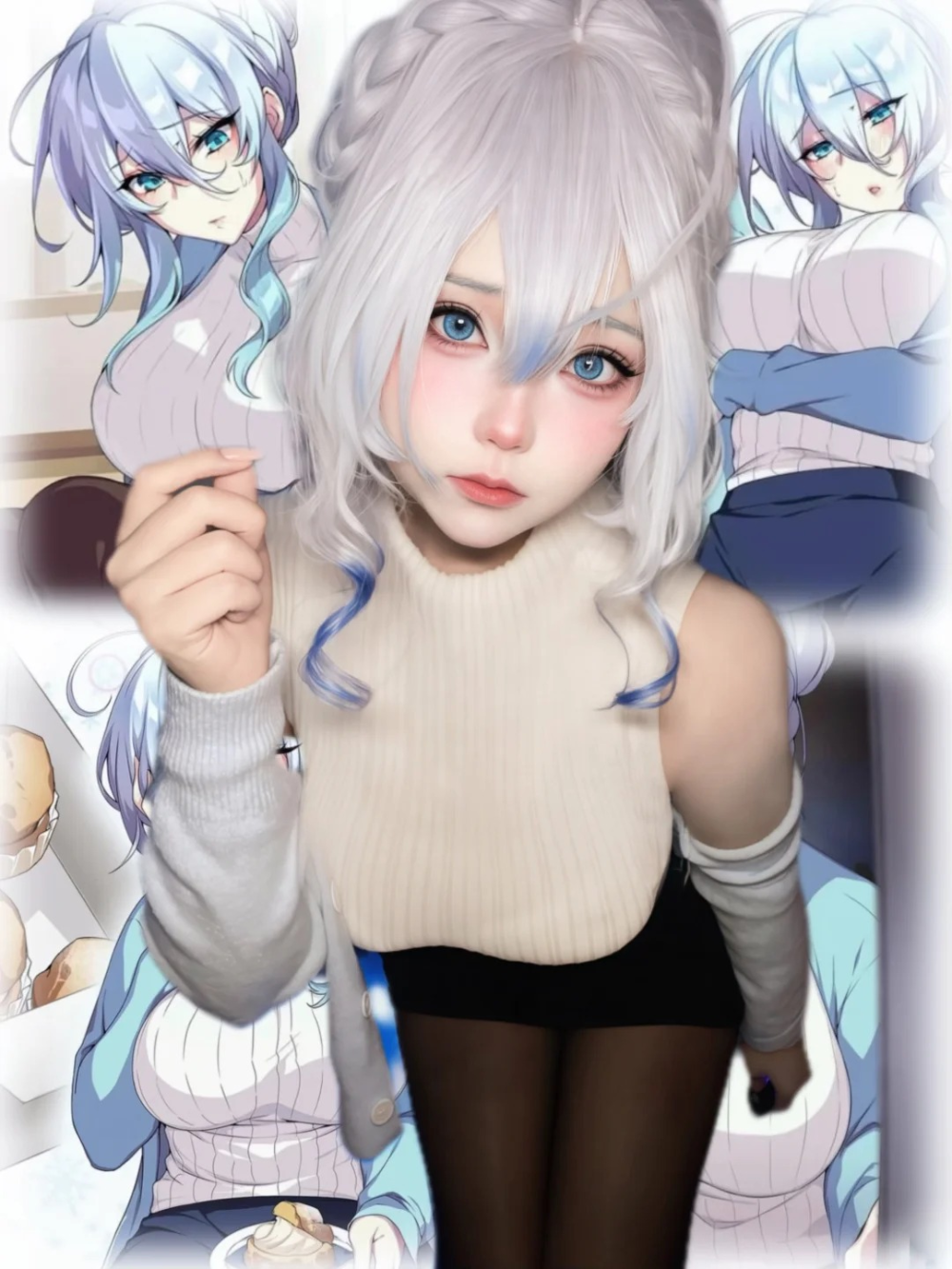 hình ảnh cosplay Mifuyu Yukino chi tiết cao