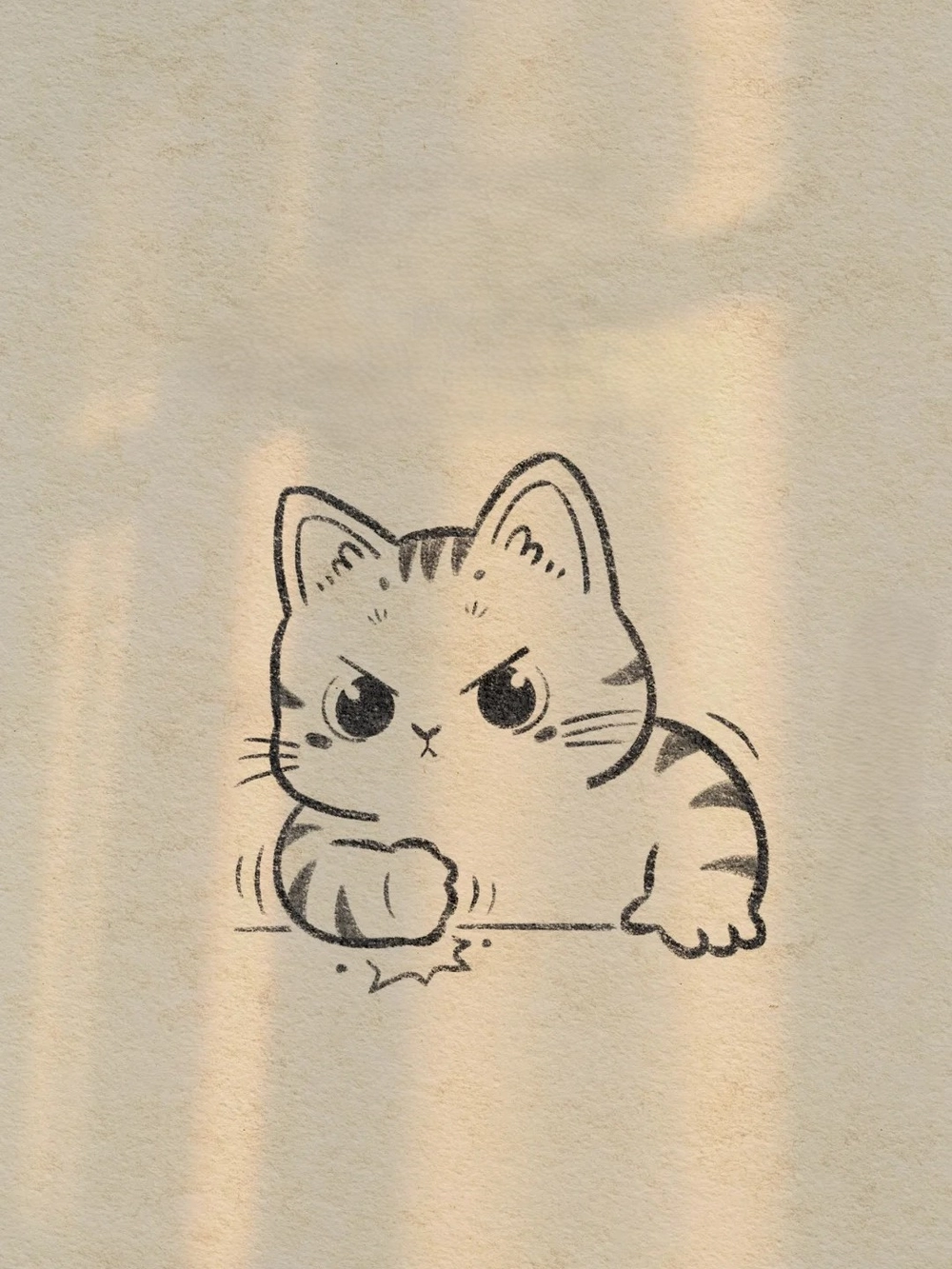 hình vẽ con mèo anime phong cách hoạt hình