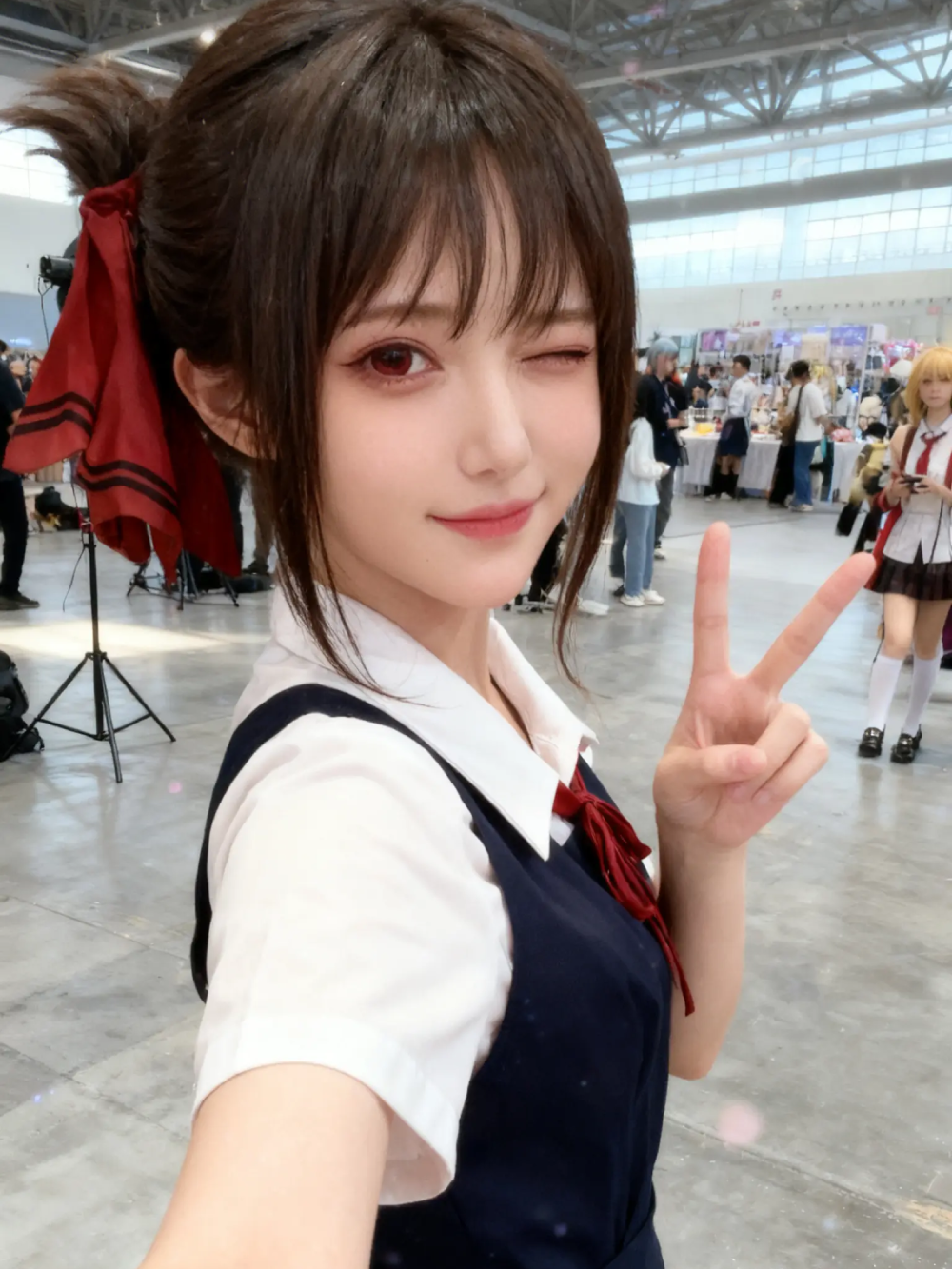 kaguya cosplay chụp ảnh nghệ thuật