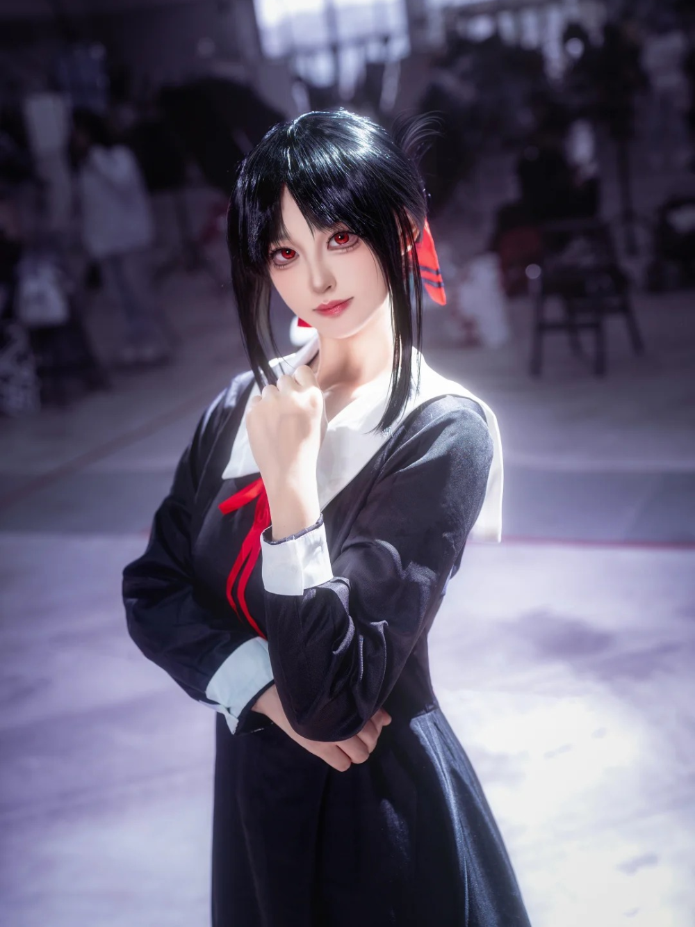 kaguya cosplay concept trường học