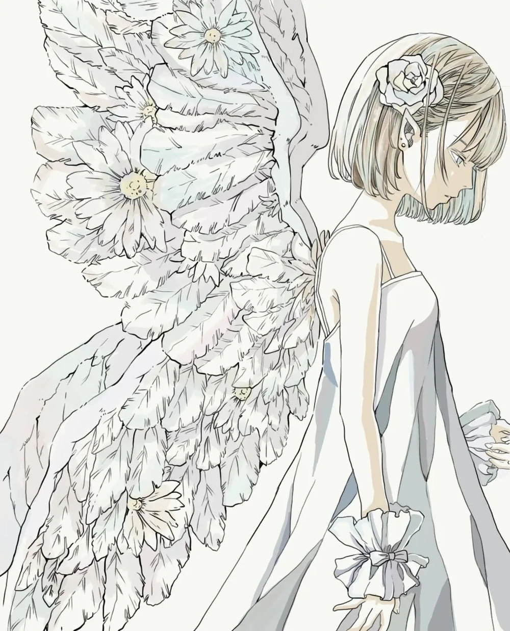 thiên thần bóng tối vẽ thiên thần sa ngã