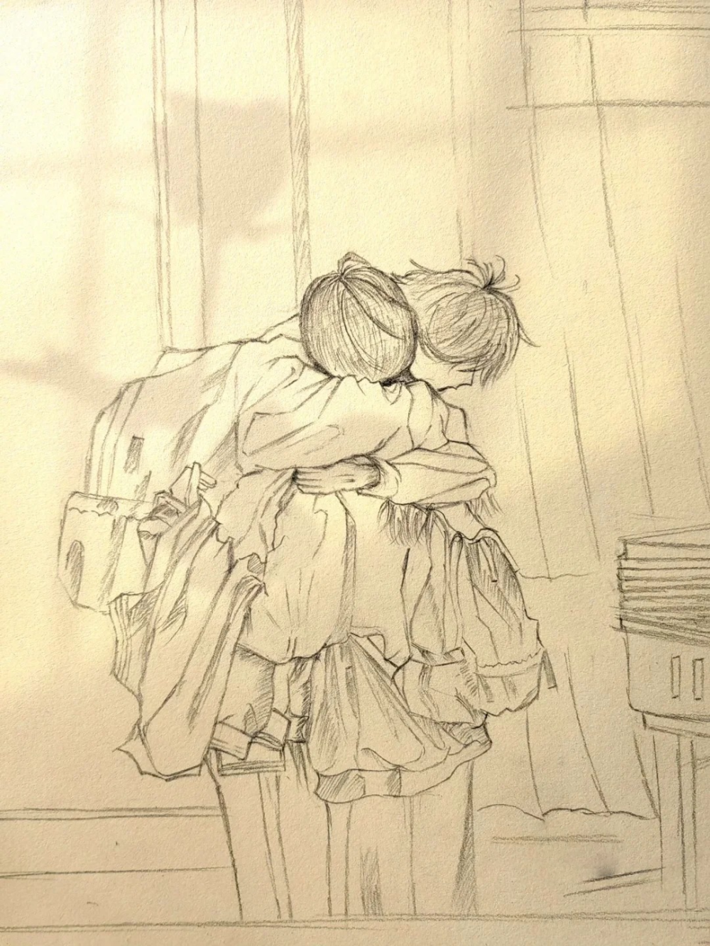 vẽ anime cặp đôi lãng mạn ngọt ngào