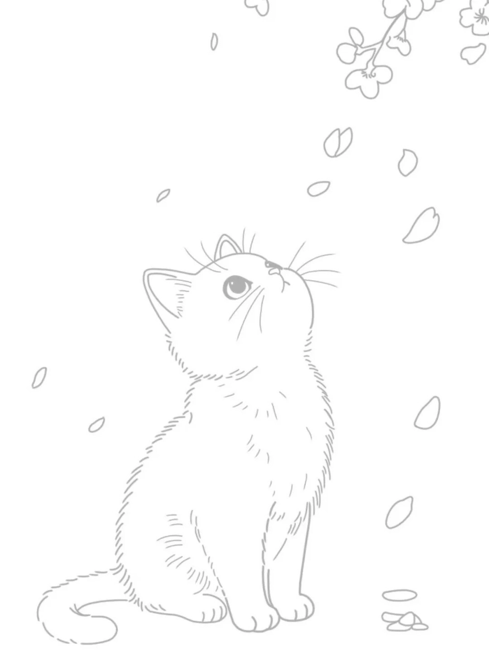 vẽ mèo anime đáng yêu cho bé