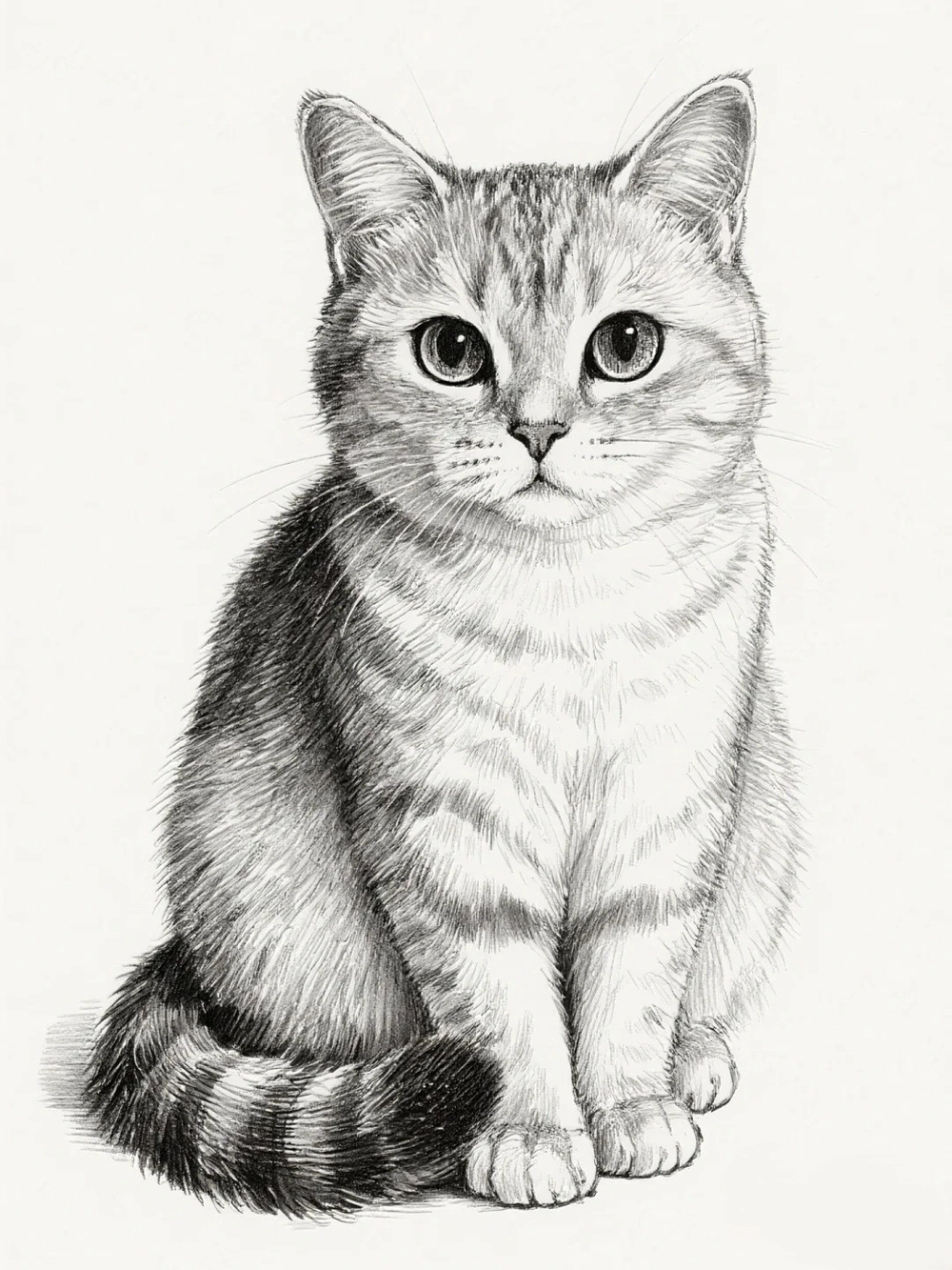 vẽ mèo anime đơn giản cho người mới tập