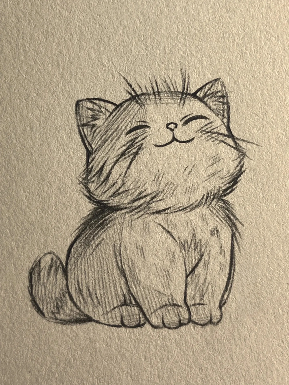 vẽ mèo anime phong cách chibi cute