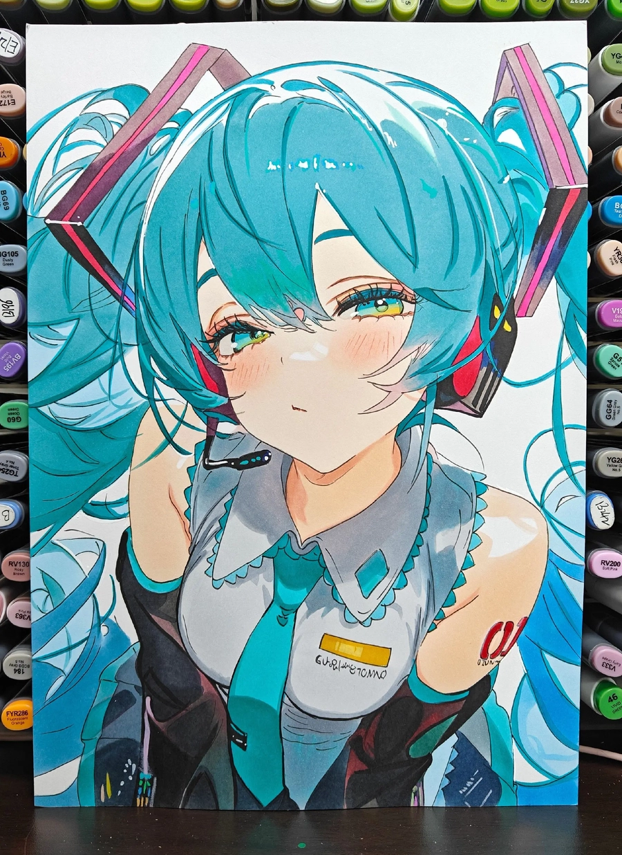 vẽ miku anime chibi đáng yêu