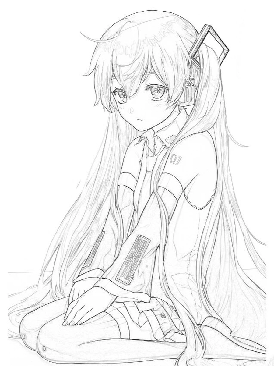 vẽ miku anime theo xu hướng