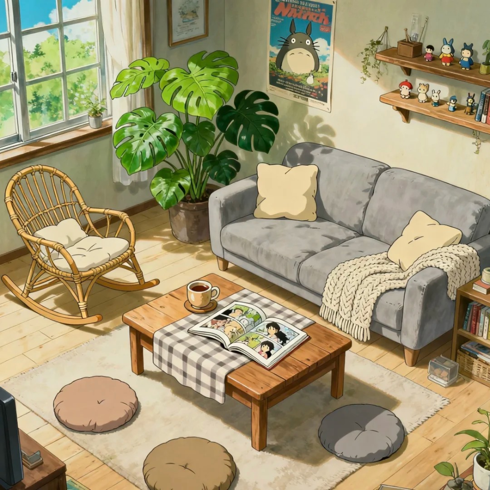 vẽ nhà anime phong cách học đường