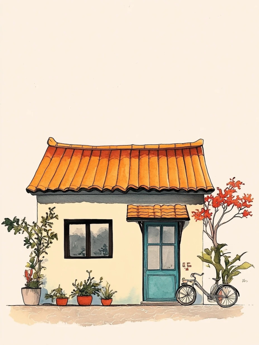 vẽ nhà trong anime hiện đại