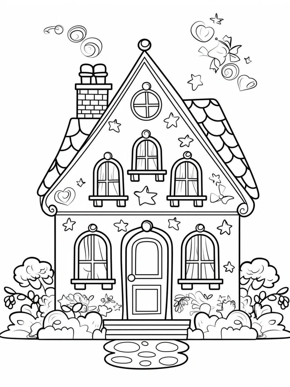 vẽ nhà trong anime làng quê