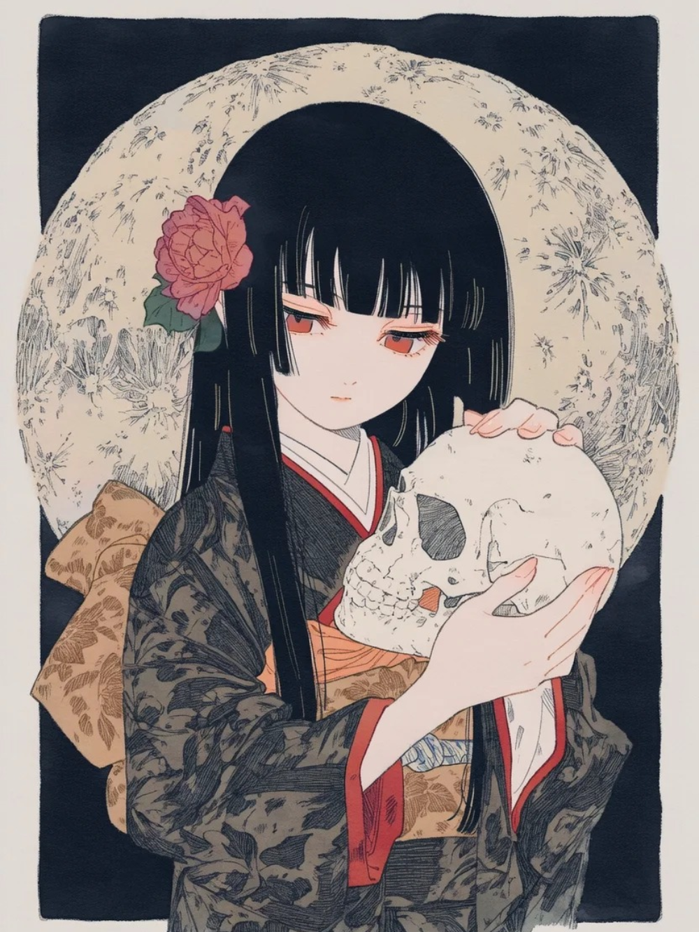 vẽ tranh anime cổ trang cảm hứng cổ phong