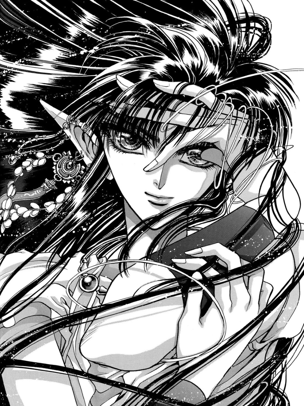 vẽ tranh cổ trang anime chi tiết cao