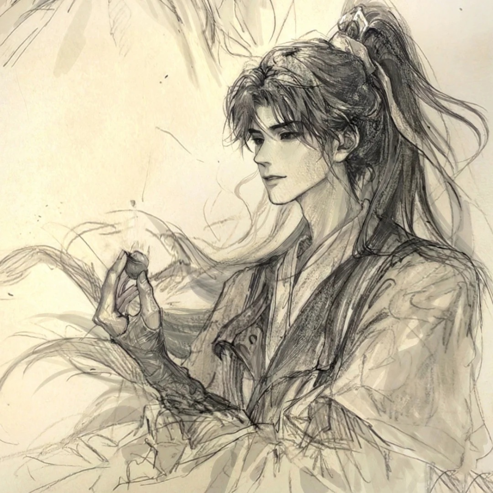 vẽ tranh cổ trang anime đẹp tinh xảo