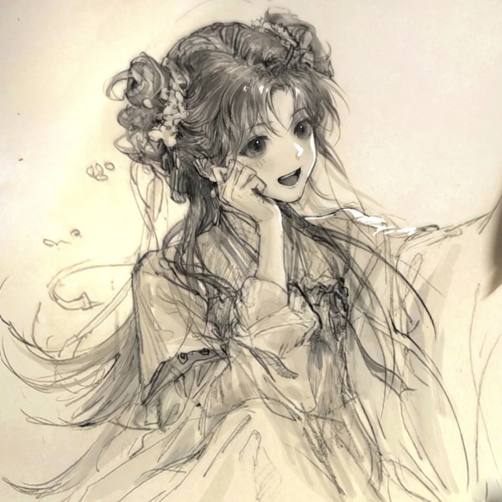 vẽ tranh cổ trang anime nhân vật nữ