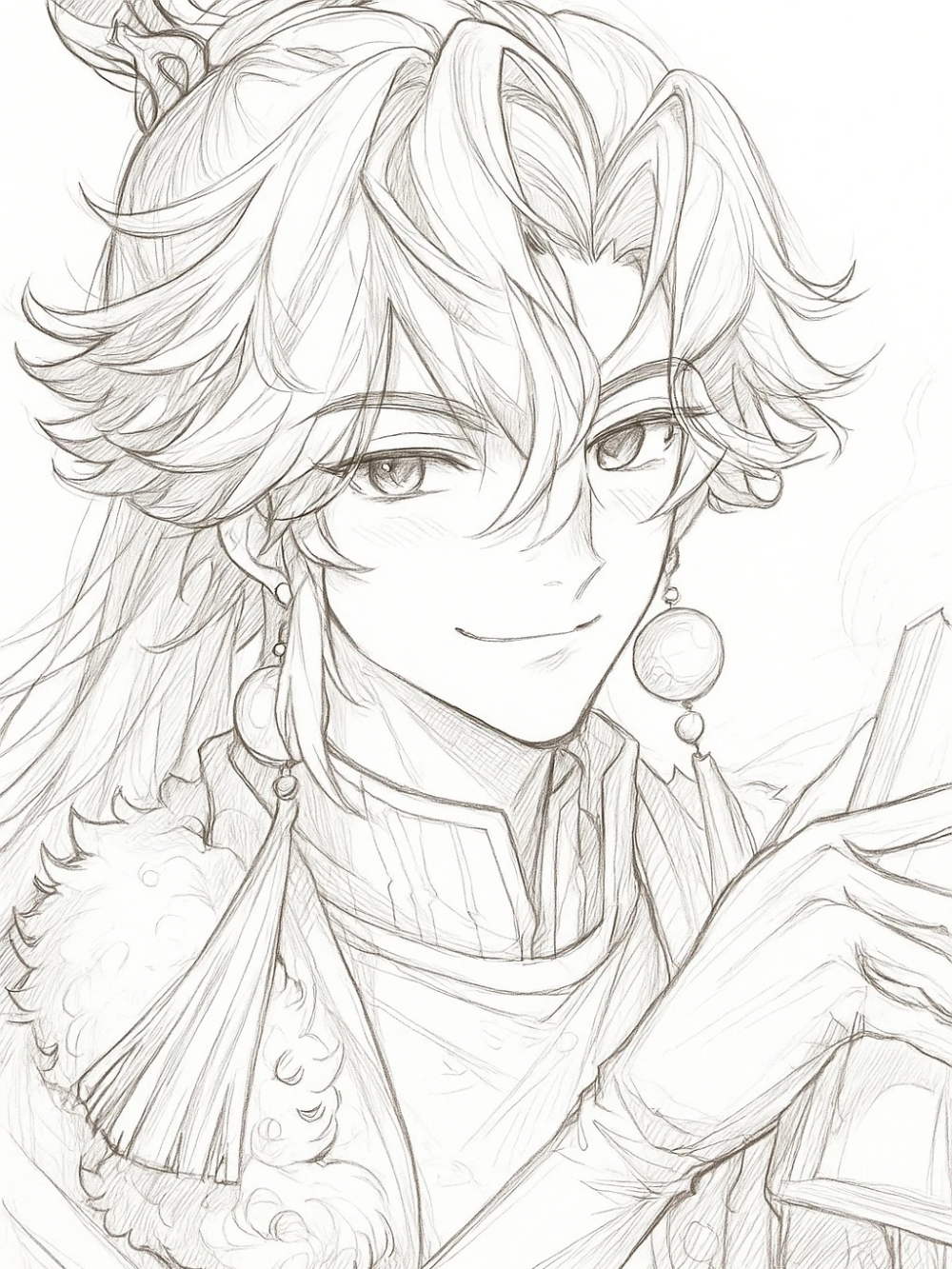 vẽ tranh cổ trang anime phong cách anime