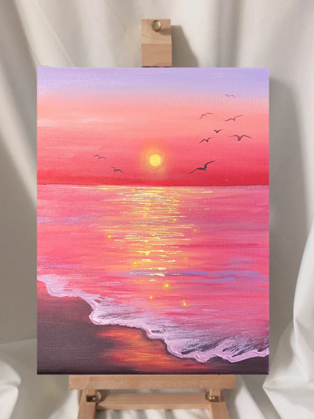 vẽ tranh phong cảnh anime đơn giản mà chill