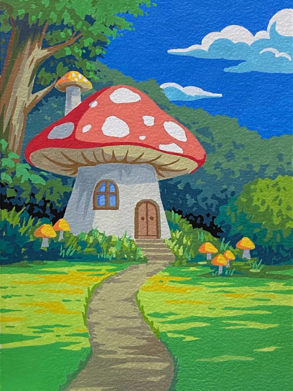 vẽ tranh phong cảnh anime nhẹ nhàng