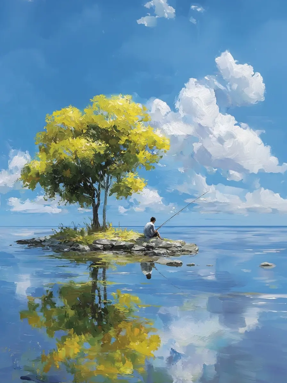 vẽ tranh phong cảnh anime sáng tạo