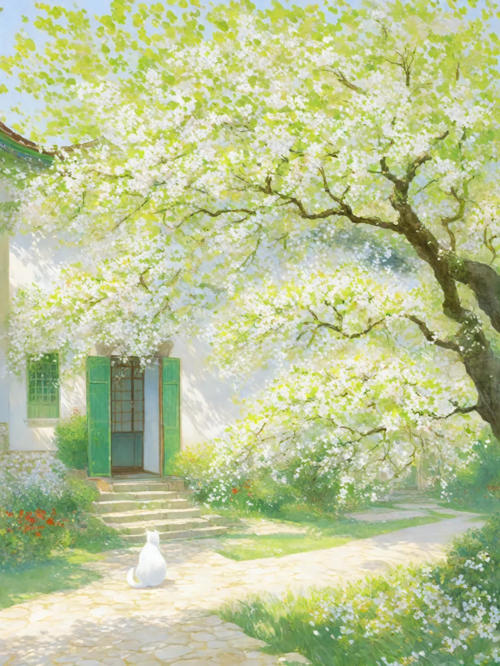 vẽ tranh phong cảnh nhật bản anime đẹp