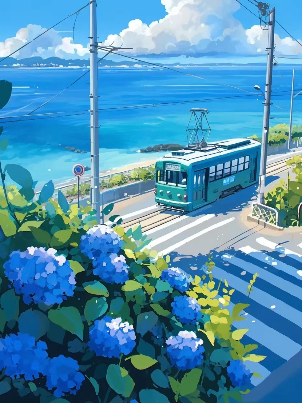 vẽ tranh phong cảnh nhật bản anime đơn giản