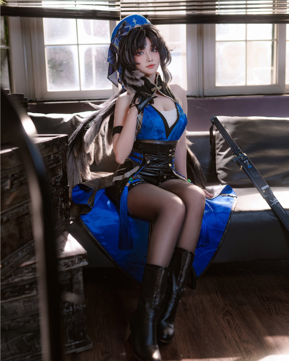 yangyang cosplay anime chụp cận cảnh