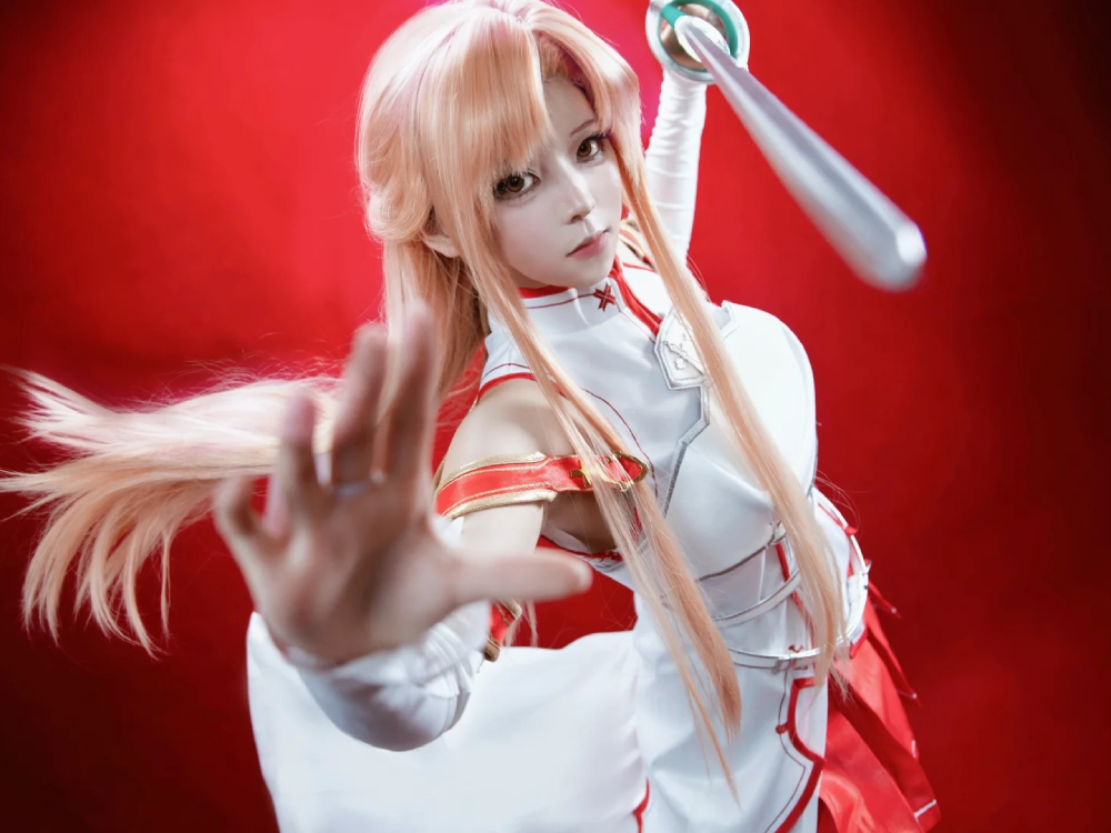 Hình anime cosplay asuna chất lượng