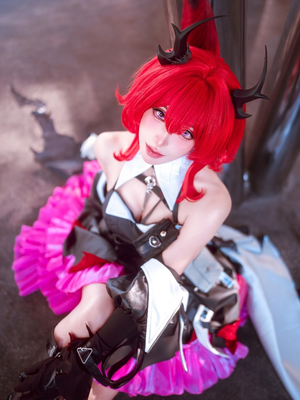 Laevatain Cosplay phong cách anime