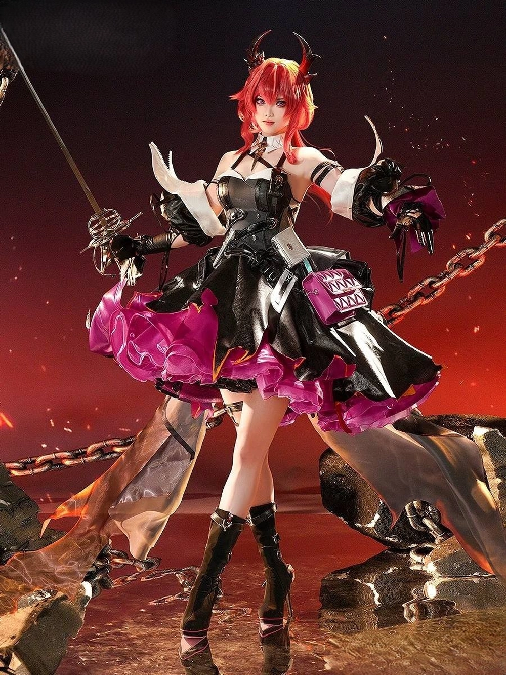 Laevatain Cosplay trong sự kiện